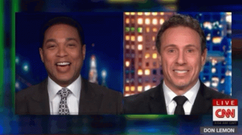 Two Men Are On A Live Cnn Show GIF