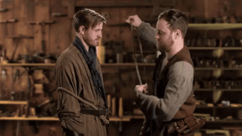Two Men Asking Is This a Magic Rope
