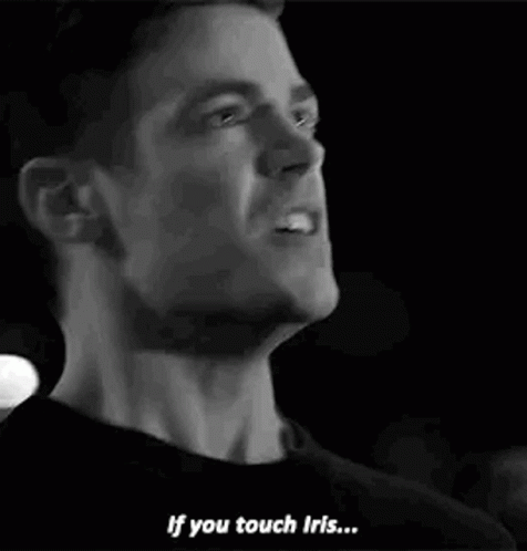 Two Men B&W Photo If You Touch Iris GIF