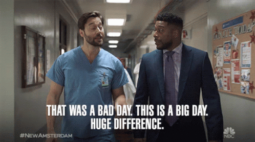Two Men Bad Day Big Day Huge Difference