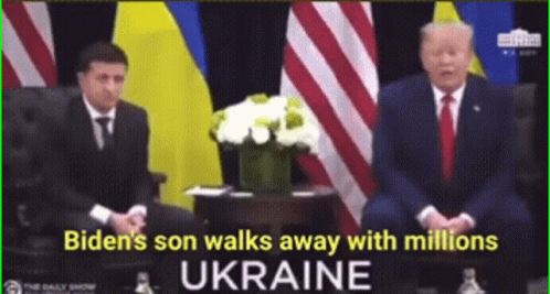 Two Men Biden's Son Walks Away Millions Ukraine