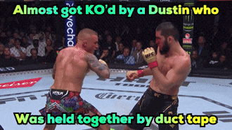 Two Men Boxing Almost KO'd By Dustin GIF