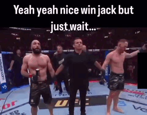 Two Men Boxing In Ring GIF
