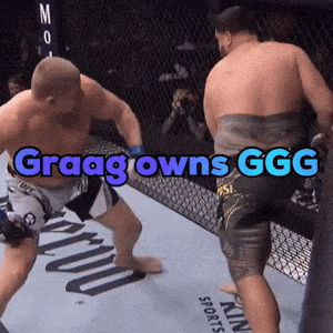 Two Men Boxing With Grag Owns GGG GIF