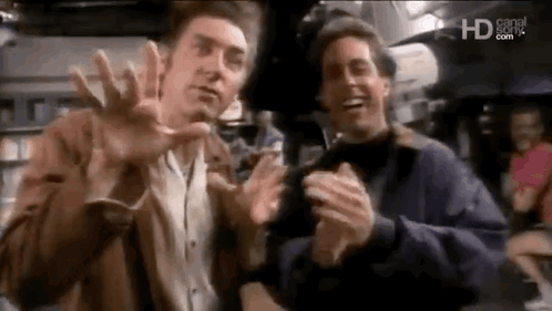 Two Men Clapping GIF