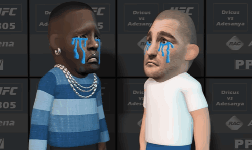 Two Men Crying Cartoon
