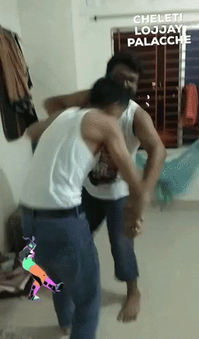 Two Men Dancing Cheleti Lojjay Palacche
