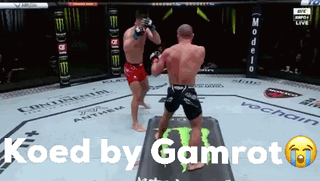Two Men Fighting in Boxing Ring Koed by Gamrot