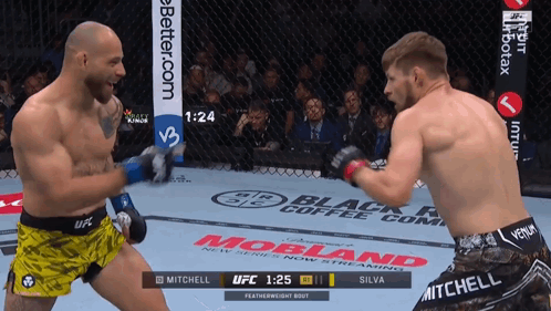 Two Men Fighting in Boxing Ring With Better.com