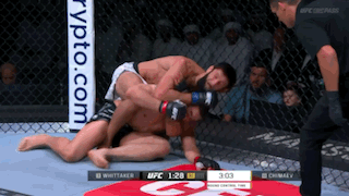 Two Men Fighting in Ring