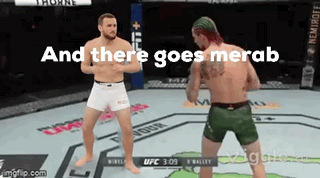 Two Men Fighting Merab