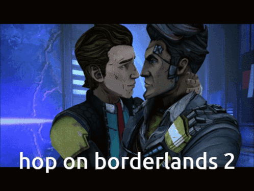 Two Men Hop on Borderlands 2