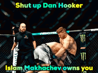 Two Men In Boxing Ring Shut Up Dan Hooker GIF