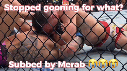 Two Men in Cage Stopped Going for What Merab