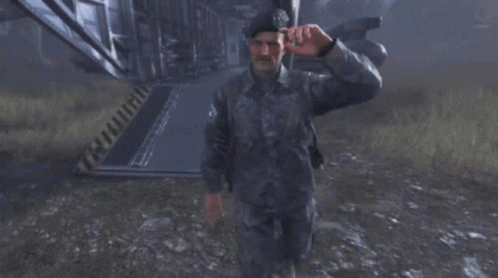 Two Men in Military Uniforms One With US Army Beret