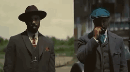 Two Men in Suits and Hats