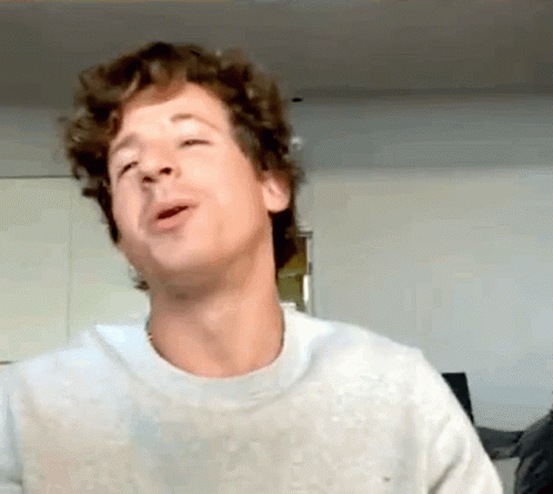 Two Men In White And Black Shirts GIF