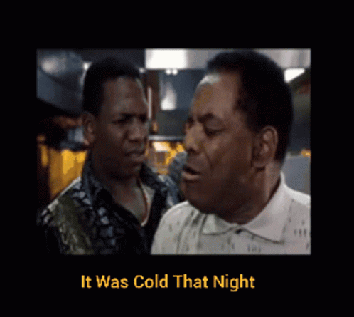 Two Men It Was Cold That Night GIF
