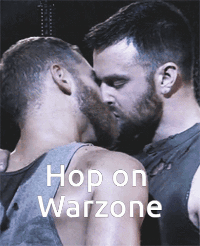 Two Men Kissing Hop on Warzone