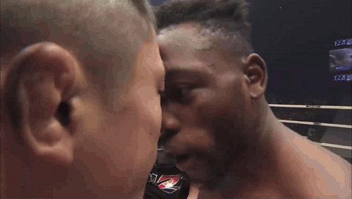 Two Men Kissing in Boxing Ring 1:28