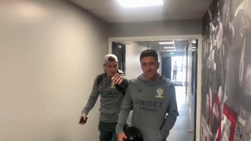 Two Men One in Unibet Sweatshirt