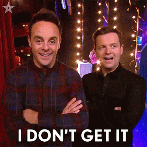 Two Men One Says I Don't Get It