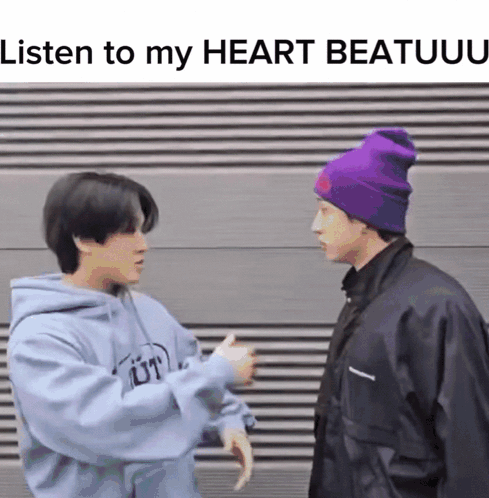 Two Men Saying Listen to My Heart Beatuu