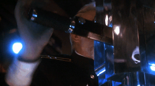 Two Men Saying My Favorite Color Is Blue GIF