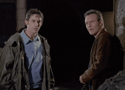 Two Men Saying We're Dumb