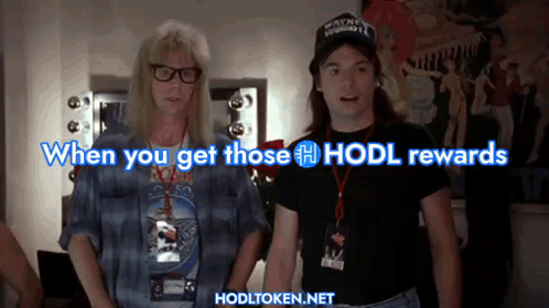 Two Men Saying When You Get Those Hodl Rewards