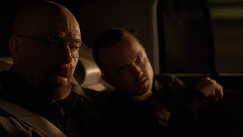 Two Men Sitting Next To Each Other With Hell No GIF