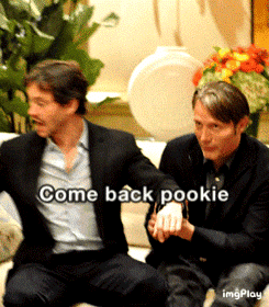 Two Men Sitting On A Couch With The Words Come Back Pookie Written Above Them GIF