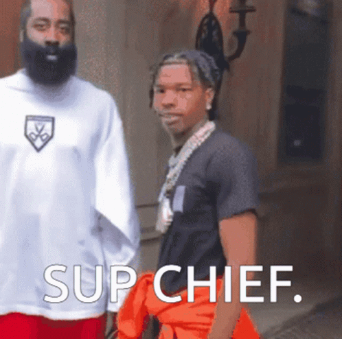 Two Men Standing Next To Each Other GIF