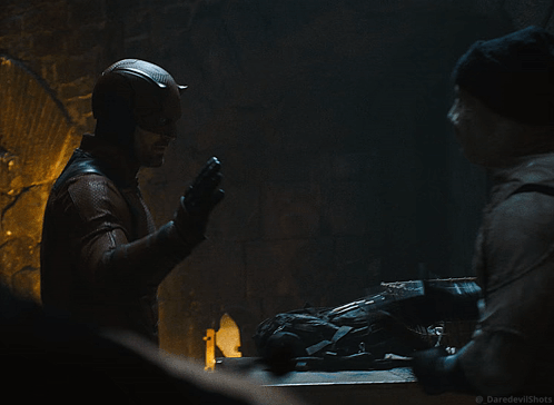 Two Men Standing Together Daredevil Shots