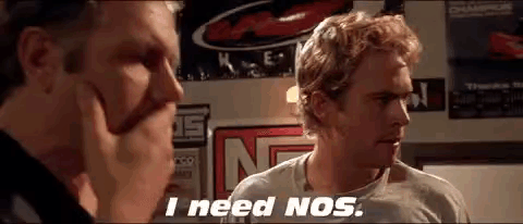 Two Men Standing Together One Saying I Need Nos