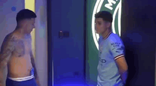 Two Men Standing Together