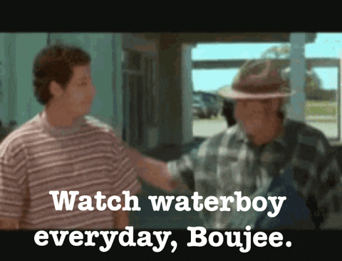 Two Men Standing Watch Waterboy Everyday Boujee