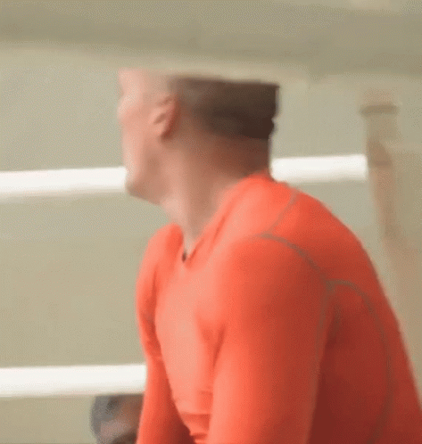 Two Men Swimming Get Under the Damn Chair