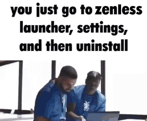Two Men Talking About Uninstalling Game