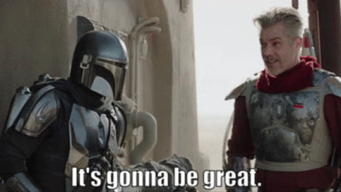 Two Men Talking Great GIF