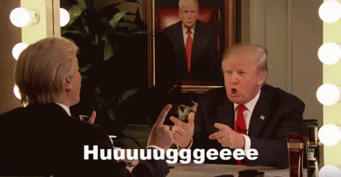 Two Men Talking Huuuuuuuggeee