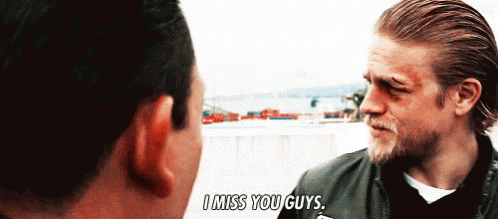 Two Men Talking I Miss You Guys