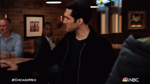 Two Men Talking in Bar #chicagomed