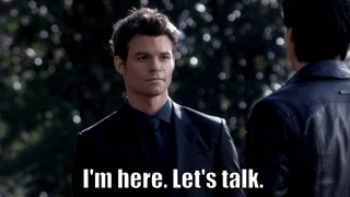 Two Men Talking GIF