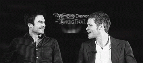 Two Men Talking Vampire Diaries The Originals