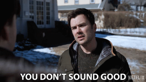 Two Men Talking You Dont Sound Good Netflix