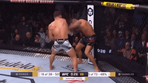 Two Men UFC Fighting Scoreboard 19 of 38 50