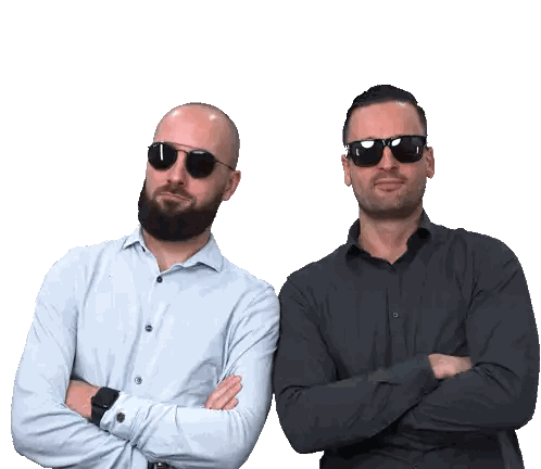 Two Men Wearing Sunglasses