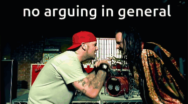 Two Men With No Arguing in General Sign