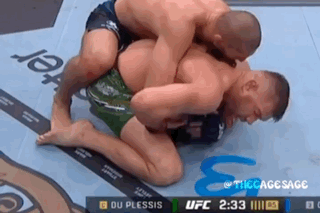Two Men Wrestling GIF